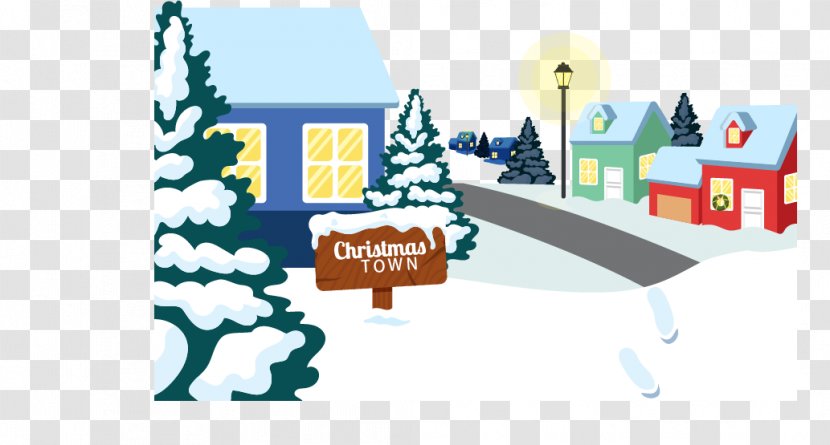 Snow Christmas Winter - Brand - Town Transparent PNG