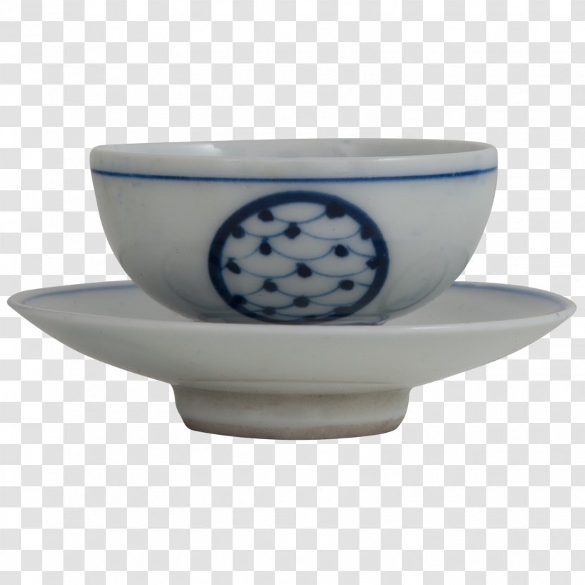 Blue And White Pottery Ceramic Cobalt - Tableware - Design Transparent PNG