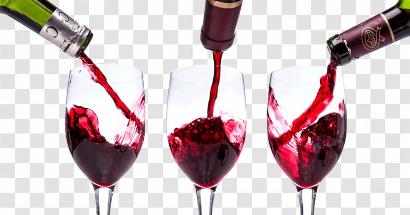 Red Wine Cocktail Glass Festival - Champagne Stemware Transparent PNG