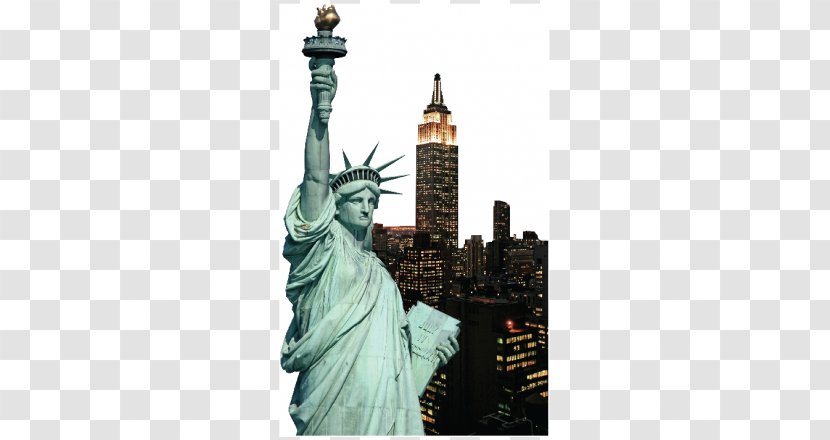 Statue Of Liberty Monument Wall Decal Travel - Landmark Transparent PNG