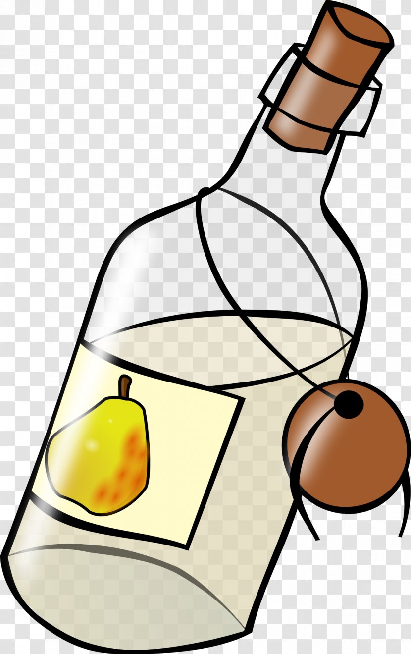 Message In A Bottle Drawing Clip Art - Food Transparent PNG
