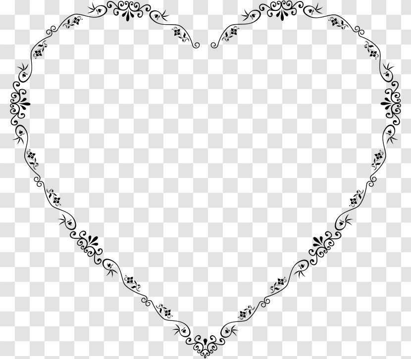 Heart Clip Art - Fancy Line Transparent PNG