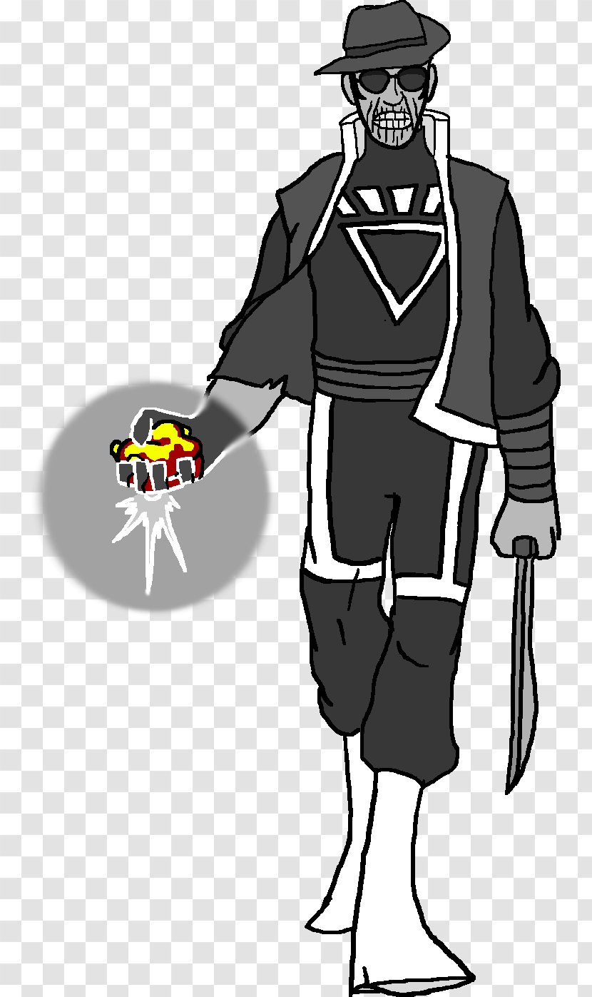 Team Fortress 2 Sniper Game Black Drawing - Cartoon - TF2 Transparent PNG