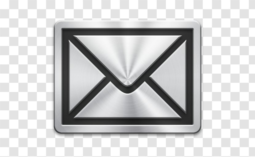 Email Message - Mail - Brushed Metal Transparent PNG