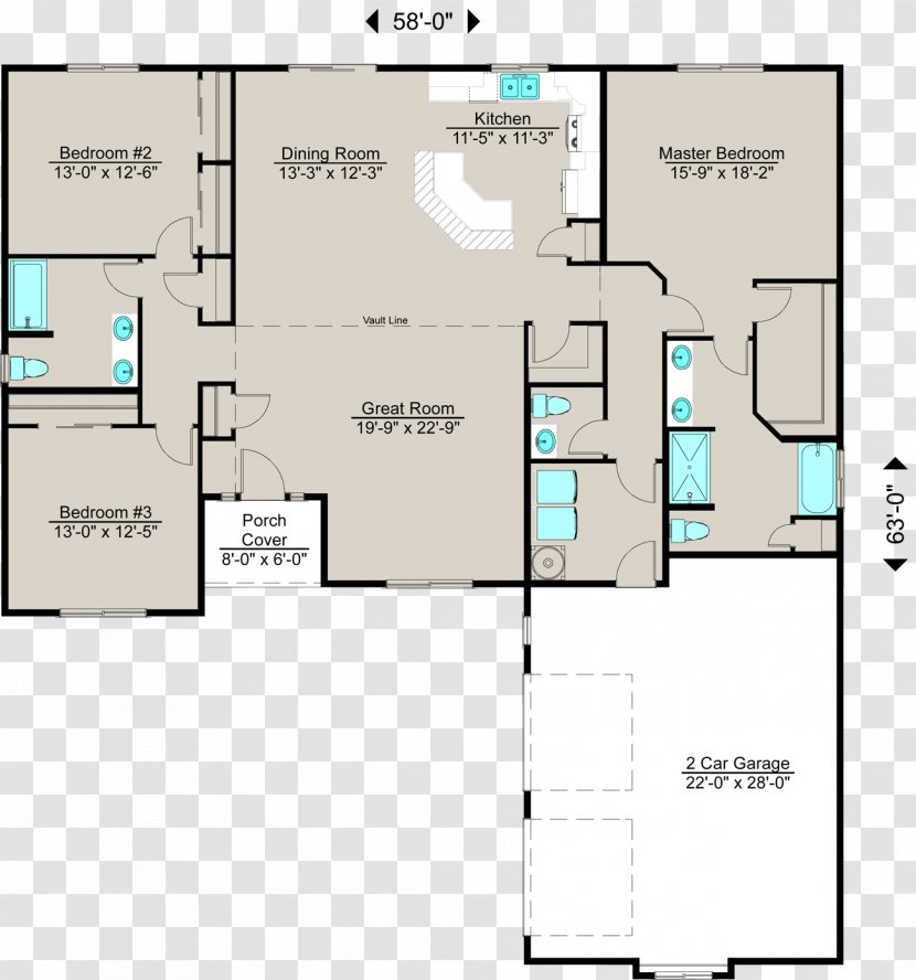 Floor Plan House Building Bathroom Transparent PNG