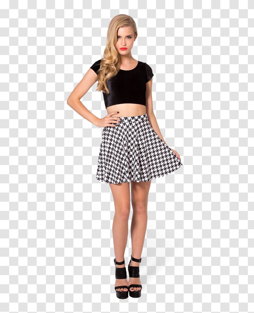 Miniskirt Party Dress Clothing - Houndstooth Transparent PNG
