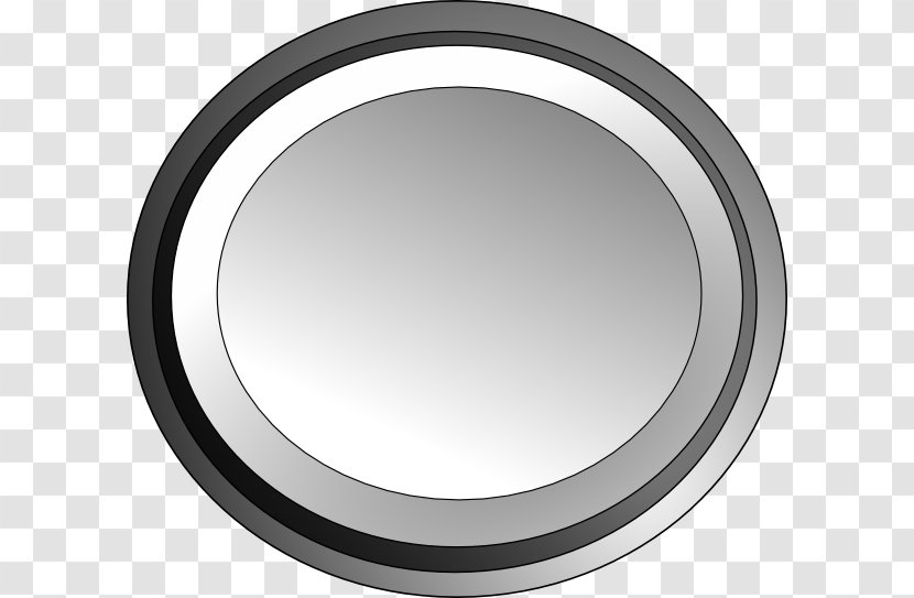 Button White Clip Art - Makeup Mirror - Circle Transparent PNG
