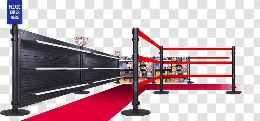 Merchandising Crowd Control Barrier Price System - Quality - Boxing Equipment Handrail Transparent PNG