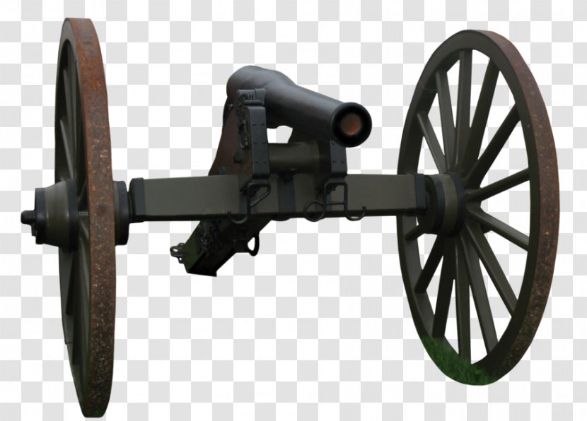 Cannon American Civil War Weapon Artillery United States - Automotive Tire Transparent PNG