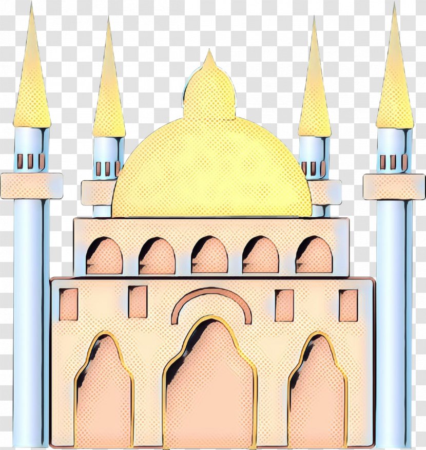 Yellow Background - Building - Steeple Transparent PNG