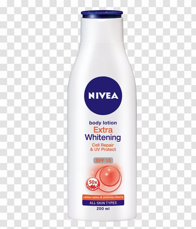 NIVEA Nourishing Body Lotion Factor De Protección Solar Skin Whitening - Moisturizer - La India Transparent PNG