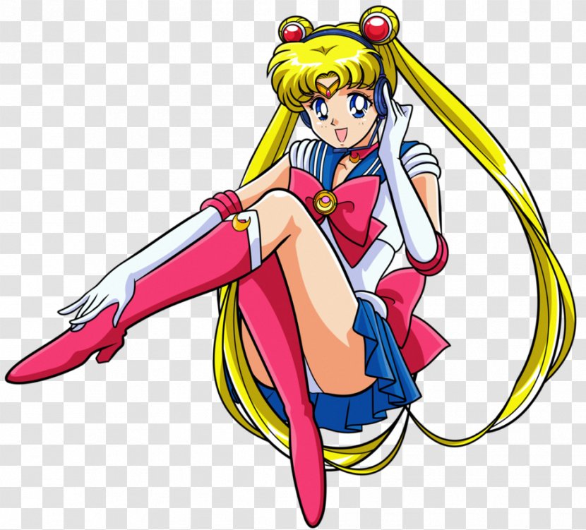 Sailor Moon Venus Mars Jupiter Mercury - Heart Transparent PNG