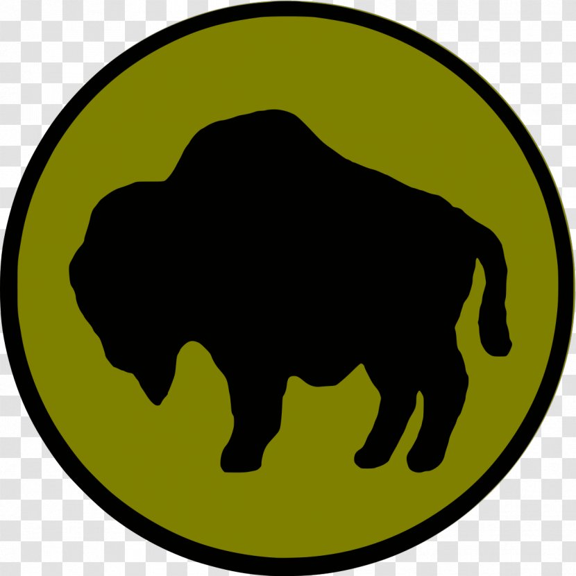 United States 92nd Infantry Division Second World War First - Battalion - Bison Transparent PNG