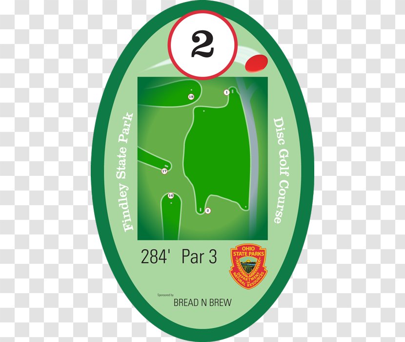 Logo Label Ohio Recreation - Disc Golf Transparent PNG