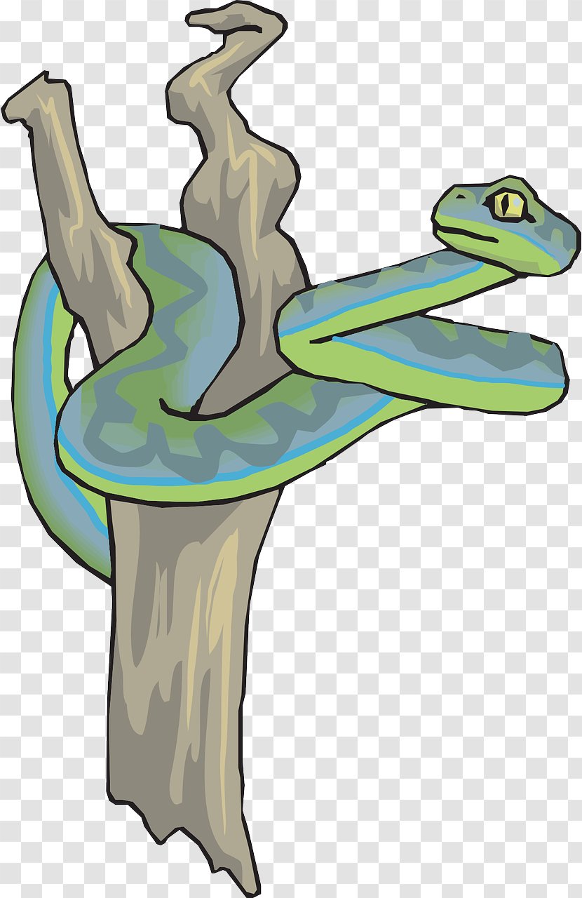 Brown Tree Snake Clip Art - Vertebrate Transparent PNG