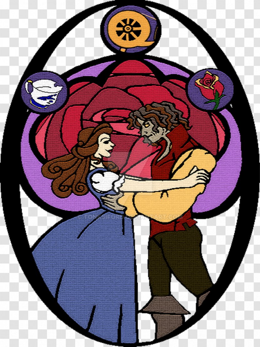 Stained Glass Window Art - Silhouette - Once Upon A Time Rumpelstiltskin Transparent PNG