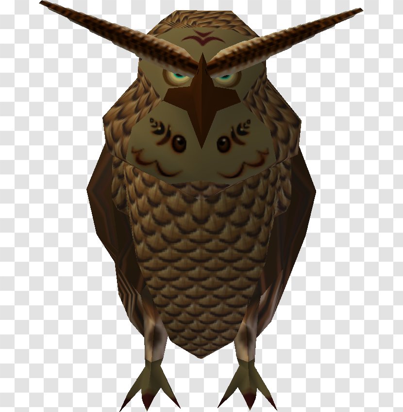 The Legend Of Zelda: Ocarina Time Majora's Mask Skyward Sword Link Kaepora Gaebora - Bird Prey - Character Transparent PNG