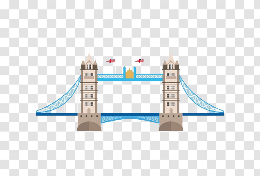 London Bridge LONDON TOWER BRIDGE Big Ben - Recreation - Tower Animation Figure Design Transparent PNG
