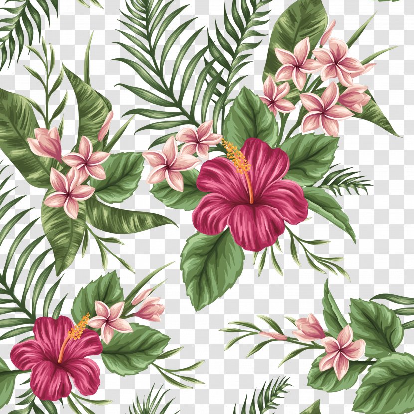Rosemallows Floral Design Pattern IPhone XR - Azalea - Malvales Transparent PNG