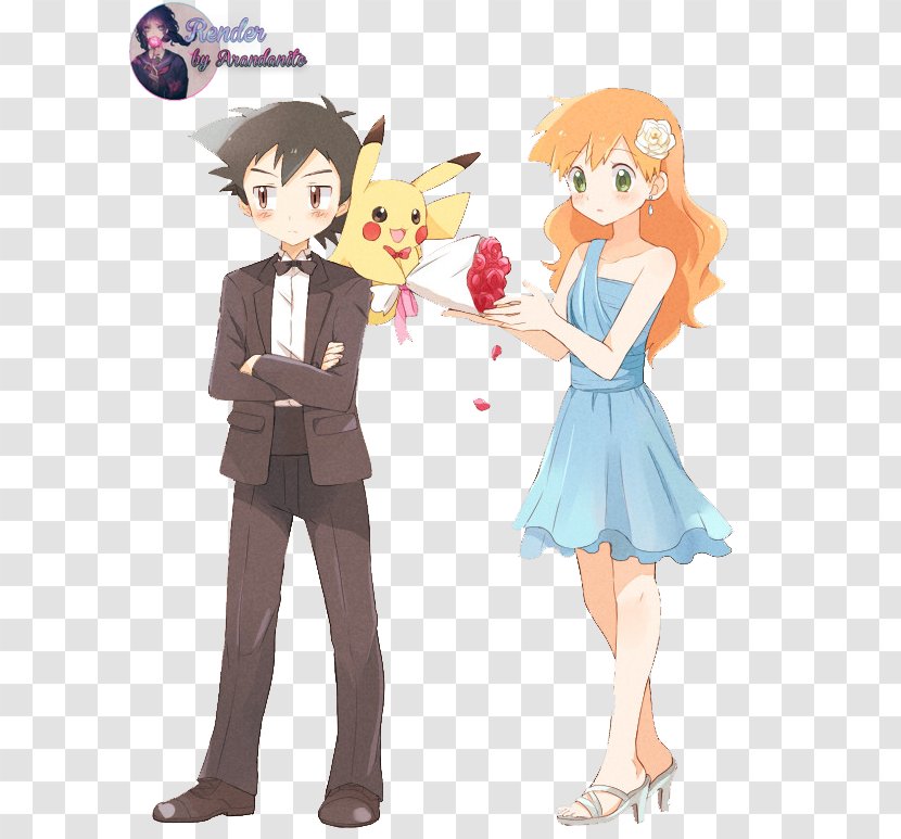 Ash Ketchum Misty Serena Pikachu May - Frame Transparent PNG