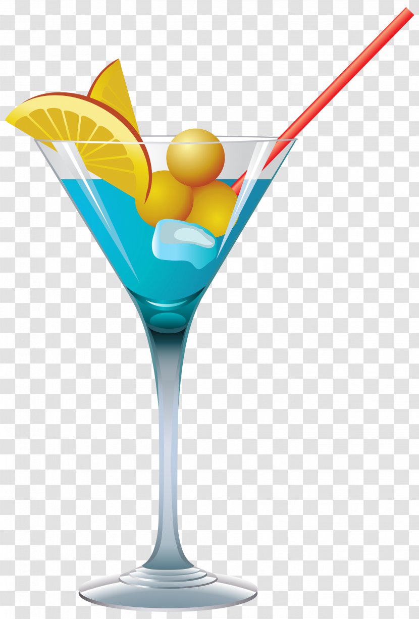 Cocktail Martini Blue Lagoon Clip Art Transparent PNG