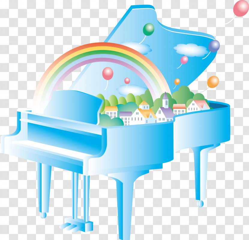 Piano Rainbow Illustration - Photography Transparent PNG