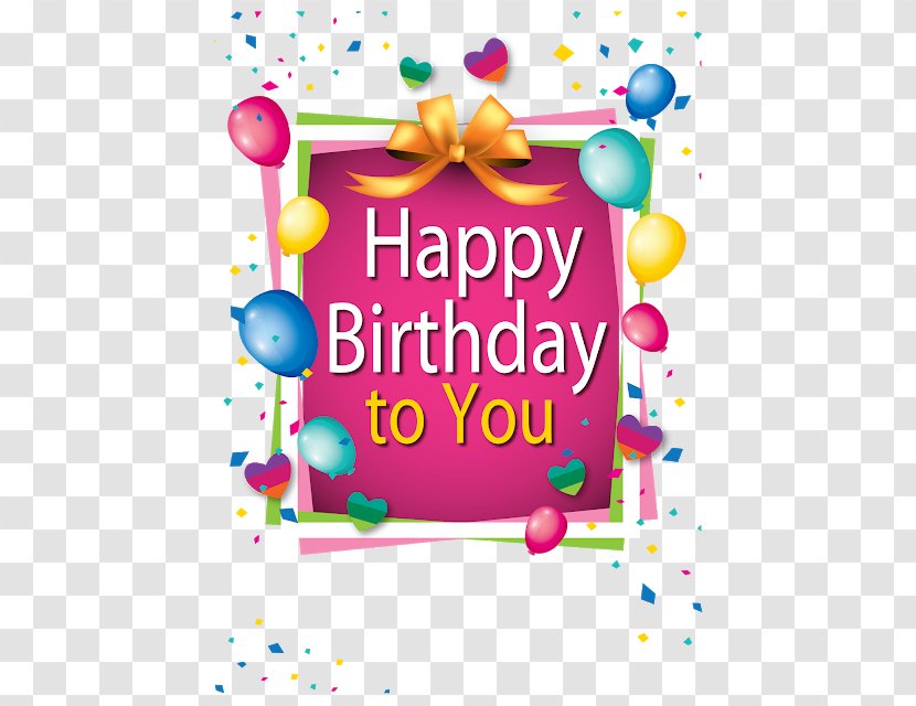 Birthday Cake Greeting & Note Cards Happy To You Gift - Wish Transparent PNG