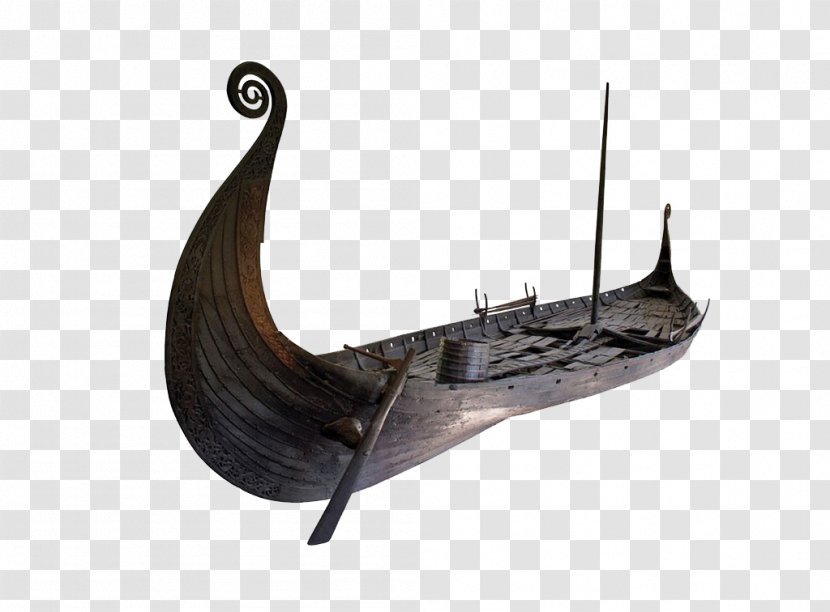 Viking Ship Museum Vasa Ships - Scandinavia - Black Wooden Boat Transparent PNG