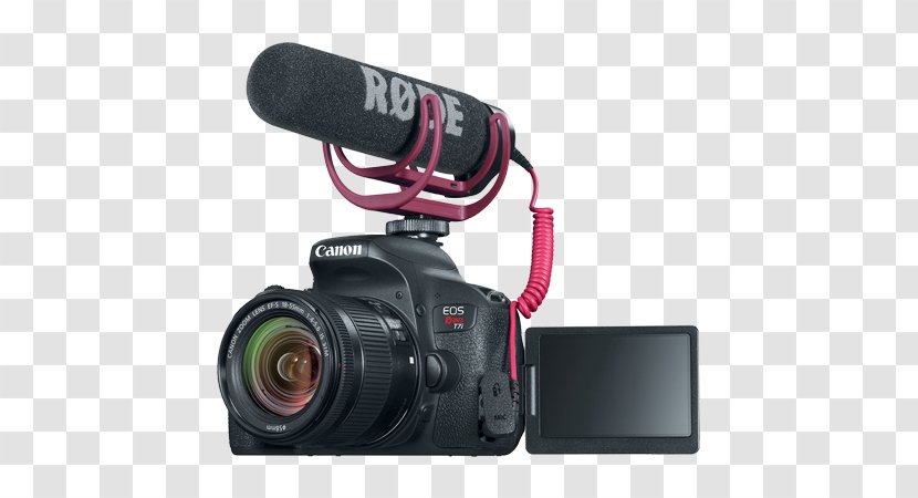 Camera Lens Canon EOS Rebel T7i 24.2 MP Digital SLR - Microphone - Body Only EF-S 18–135mm LensCamera Transparent PNG