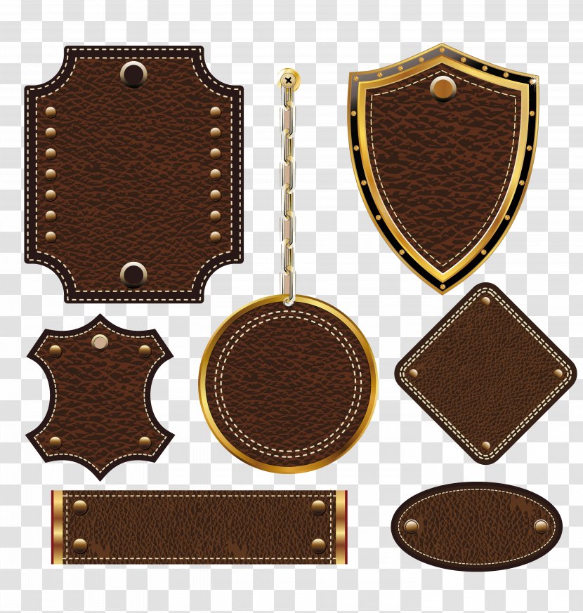 Clip Art - Leather - Brown Transparent PNG
