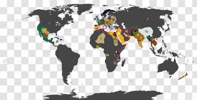 World Map Globe Border Transparent PNG
