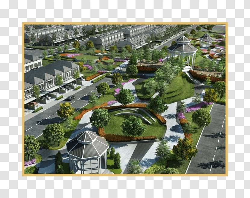 Garden Focal Aims Holdings Bhd Urban Design Landscape House - Grass - Luxuriance Transparent PNG