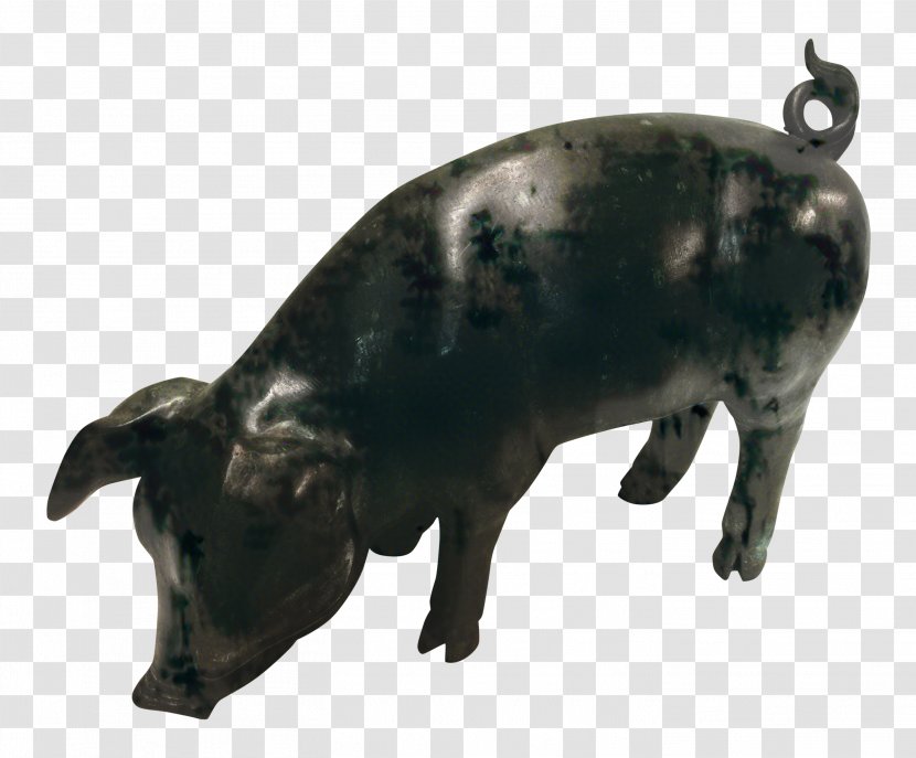 Pig Cattle Snout Terrestrial Animal - Figurine Transparent PNG