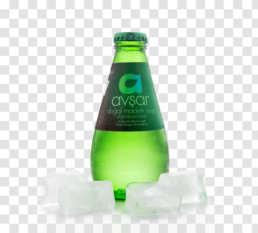 Mineral Water Glass Bottle Fizzy Drinks Lemon-lime Drink Liqueur - Lemon Lime - Natural Minerals Transparent PNG