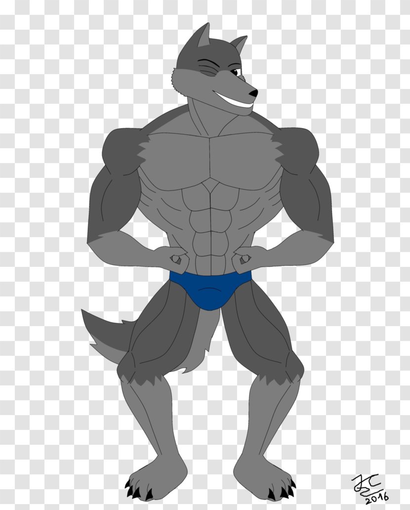 Animated Cartoon Werewolf Illustration Muscle - Joint Transparent PNG