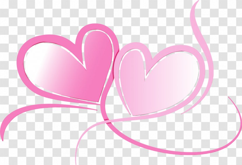 Wedding Ring Drawing - Valentines Day Magenta Transparent PNG
