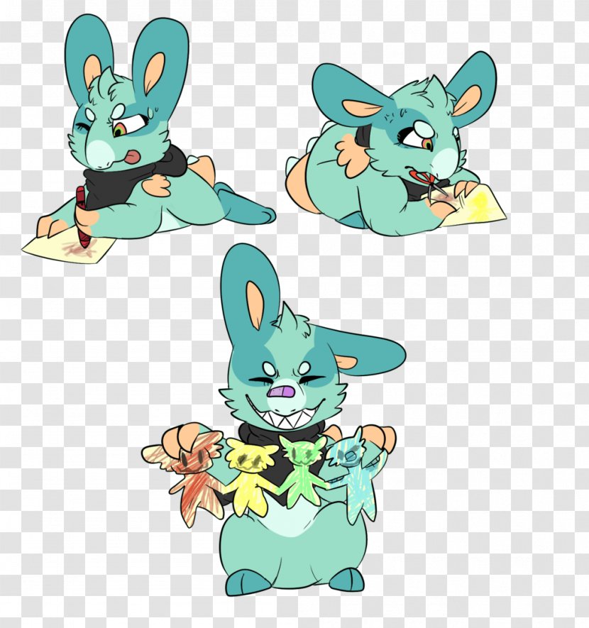 Rabbit Easter Bunny Hare Clip Art - Organism Transparent PNG