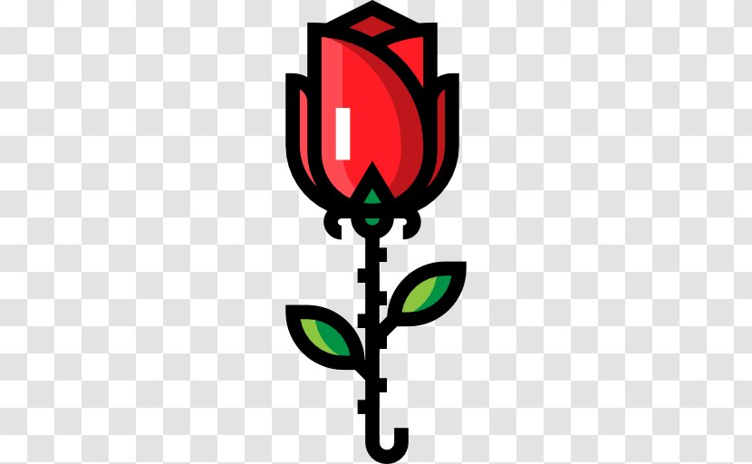 Rose Icon - Nature - Symbol Transparent PNG