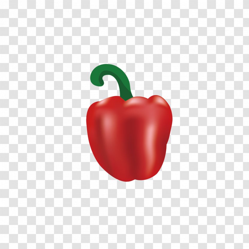 Bell Pepper Euclidean Vector Red Transparent PNG