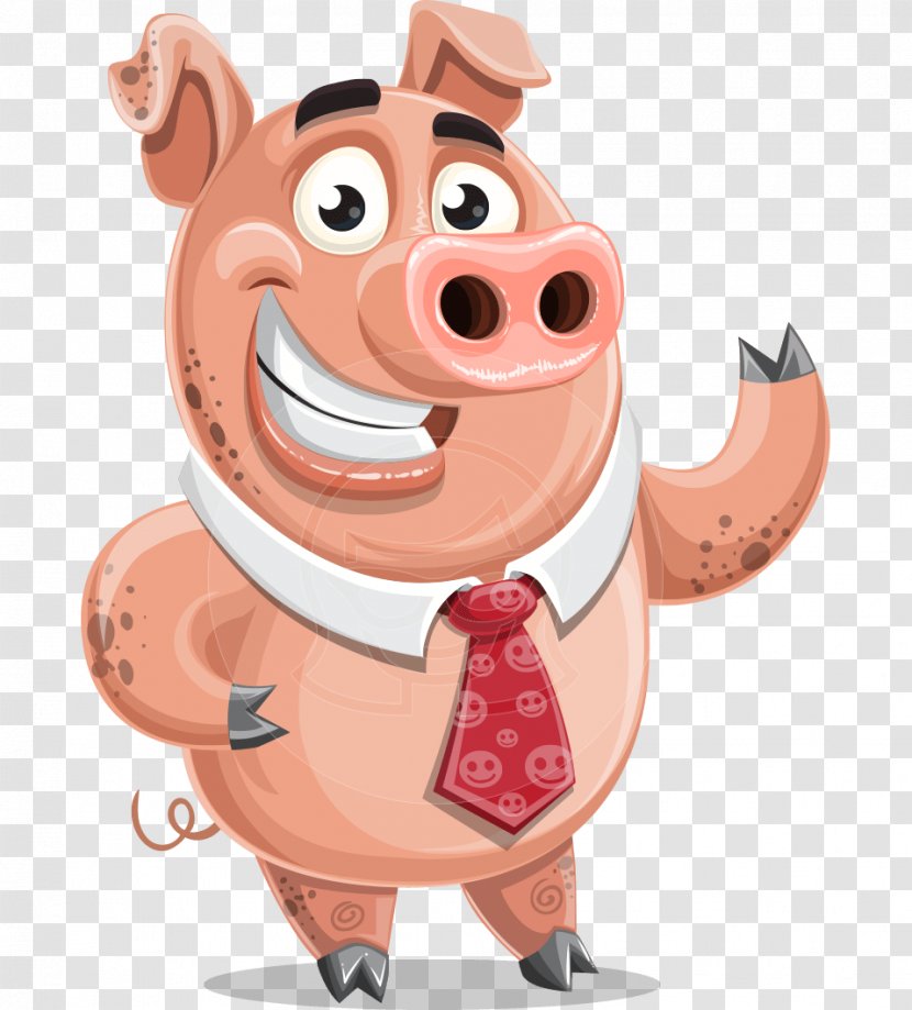 Pig Cartoon Animation Adobe Character Animator - Video Transparent PNG