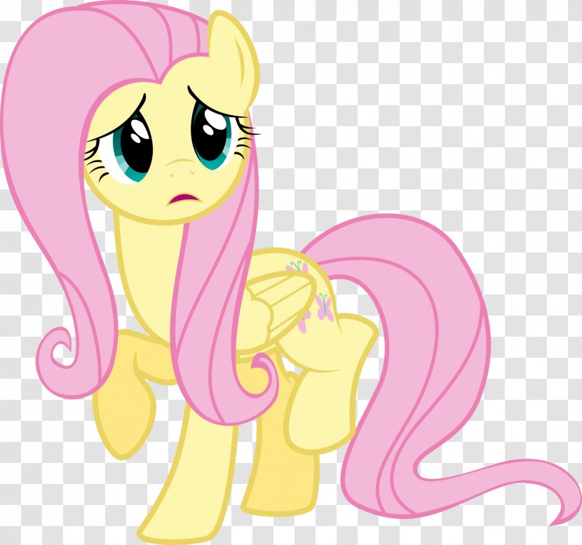 Pony Horse Fluttershy Clip Art Digital - Flower - Something Wrong Transparent PNG