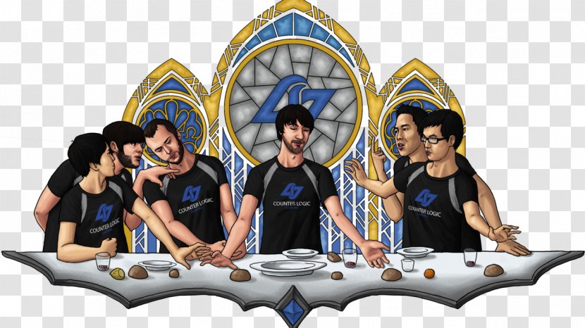 The Last Supper League Of Legends Counter Logic Gaming Drawing Clip Art - Doublelift Transparent PNG