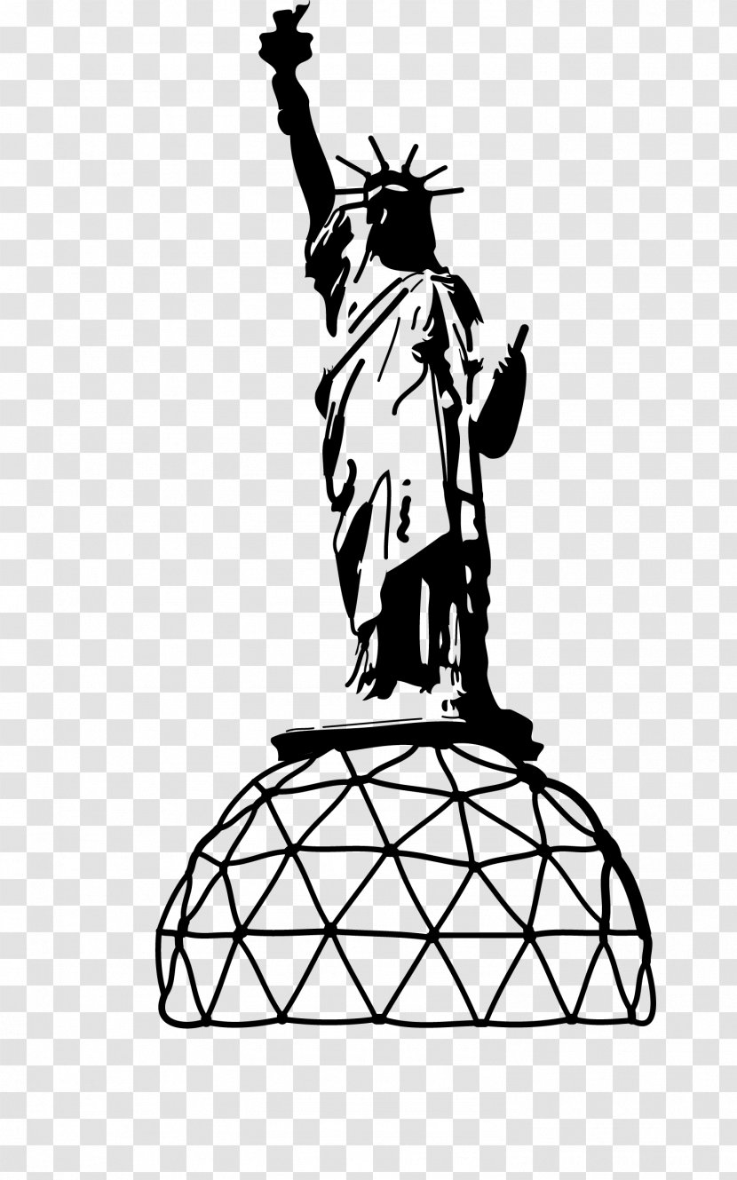 Statue Of Liberty Line Art Drawing Transparent PNG