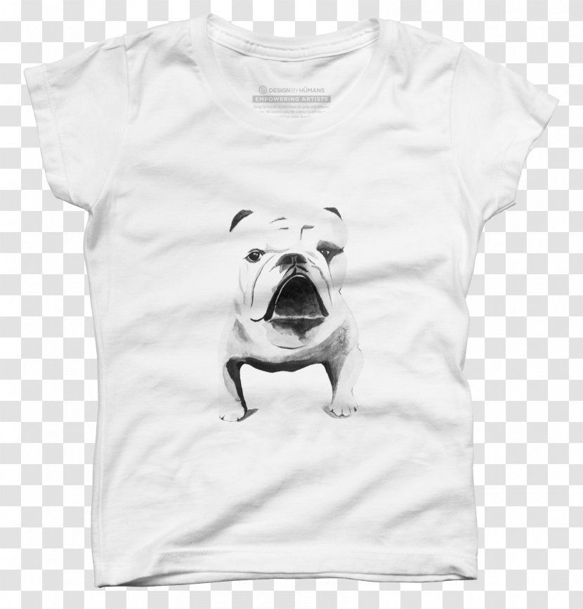 Dog Breed T-shirt Non-sporting Group White - French Bulldog Face Transparent PNG