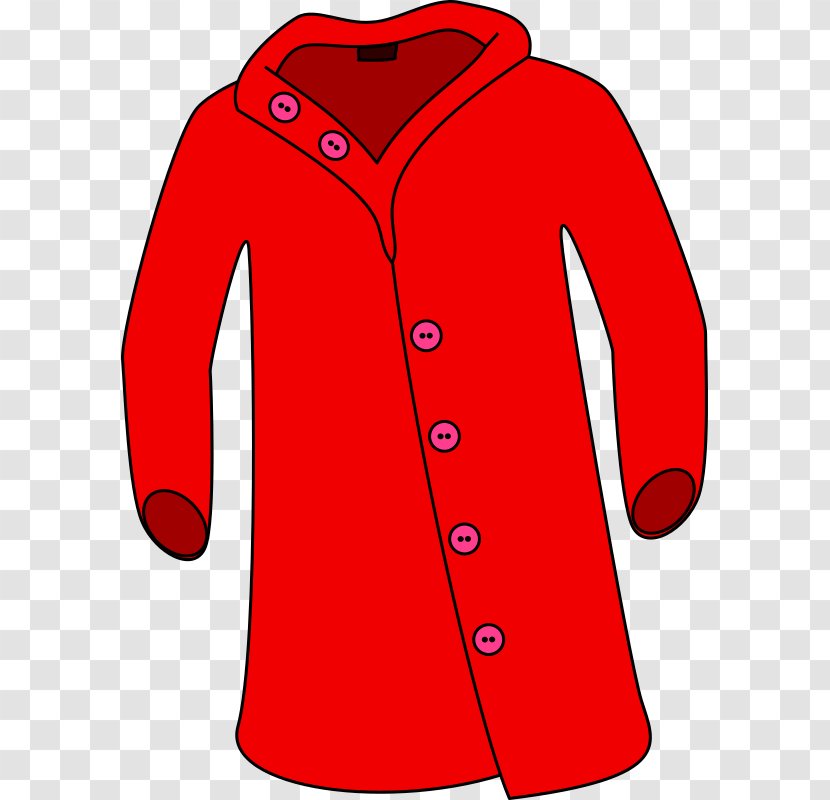 Overcoat Jacket Clip Art - Sweatshirt Transparent PNG
