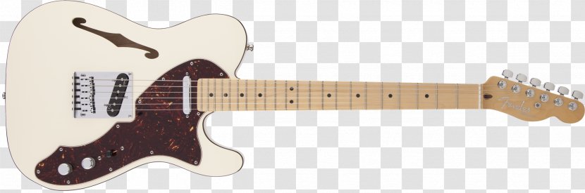 Electric Guitar Fender Telecaster Thinline Deluxe Stratocaster - American Series Transparent PNG