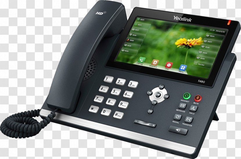 VoIP Phone Telephone Yealink SIP-T48G 3CX System Media - Hardware Transparent PNG