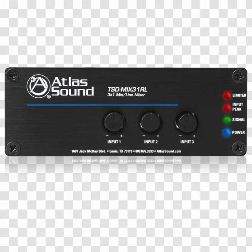 Microphone Digital Audio Mixers Sound Power Amplifier - Preamplifier Transparent PNG