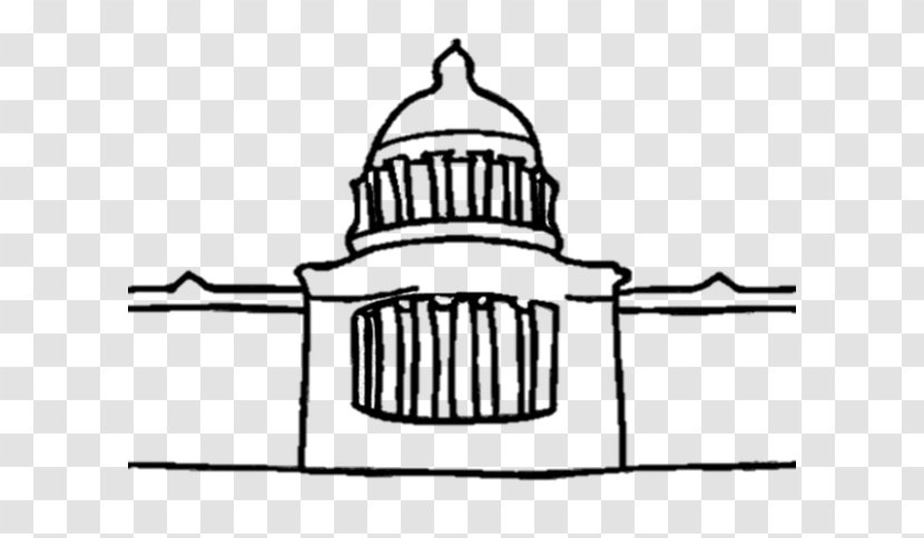 United States Capitol Line Art Building Clip - Symmetry - Project Transparent PNG