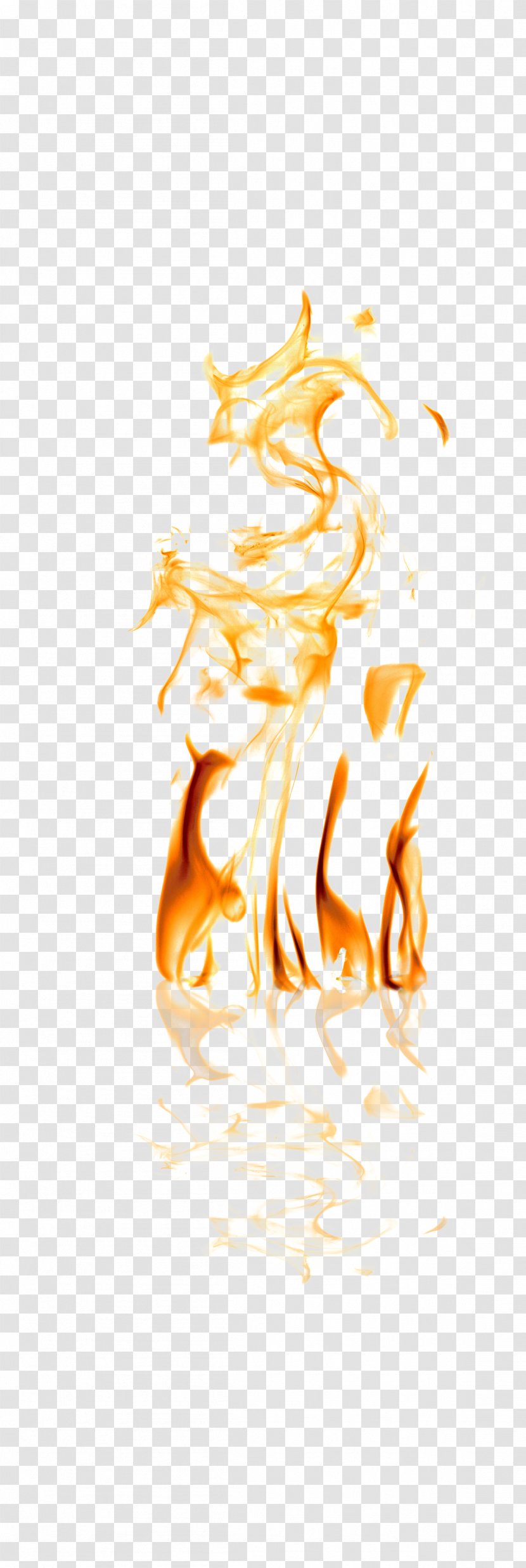 Light Clip Art - Artworks - Different Shapes Of Golden Flames Transparent PNG
